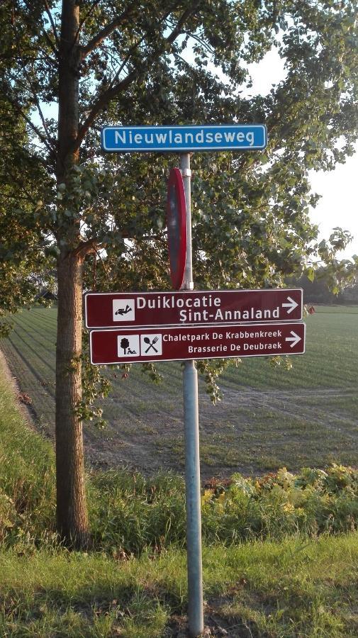 Het Boothuis Villa Sint Annaland Bagian luar foto